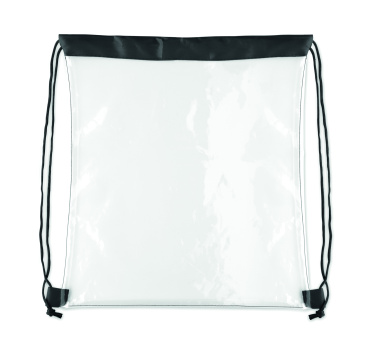 Logotrade promotional item image of: Transparent drawstring bag