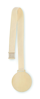 Logo trade advertising products image of: Wooden medal