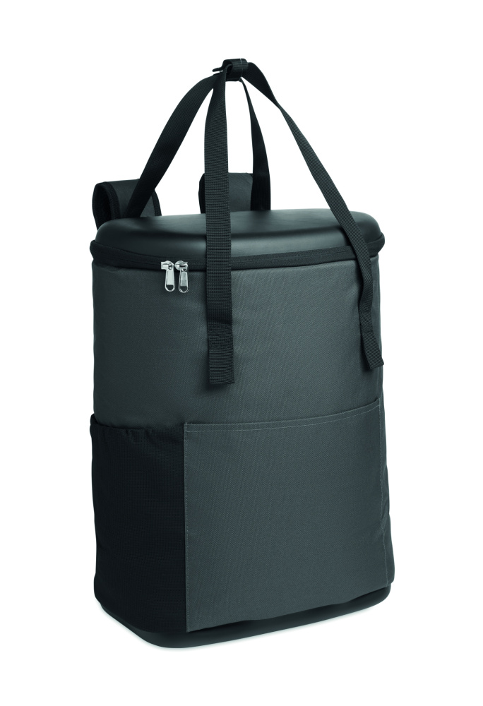 Logo trade promotional giveaways image of: Cooler rucksack 600D RPET