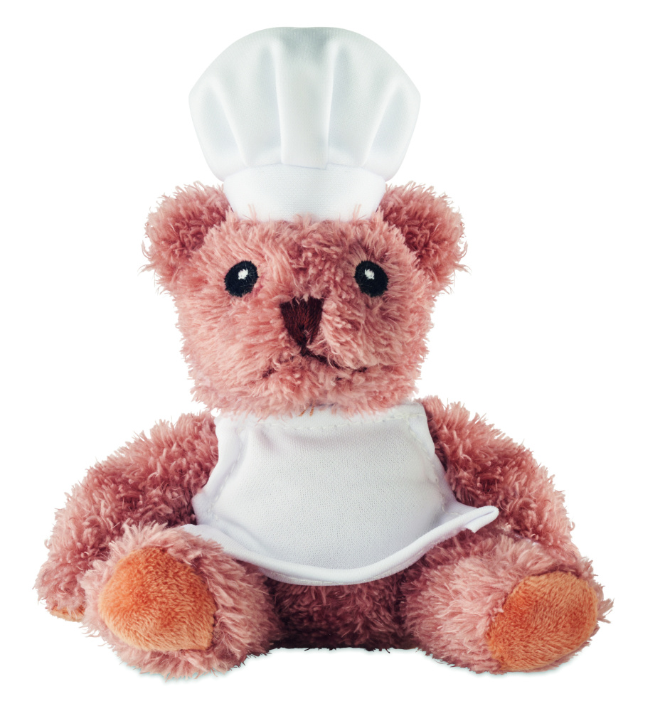 Logo trade promotional merchandise photo of: Teddy bear plush chef