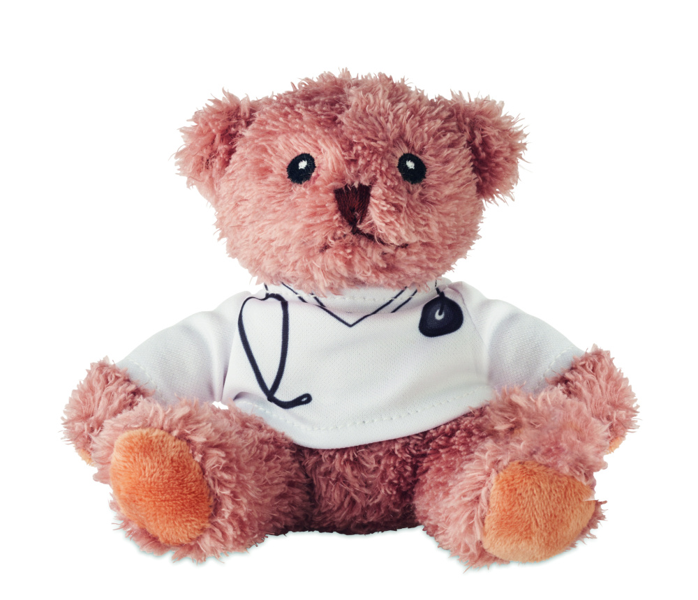 Logo trade corporate gifts picture of: Teddy bear plush doctor