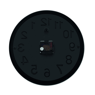 Logo trade corporate gifts image of: Wall clock in PP
