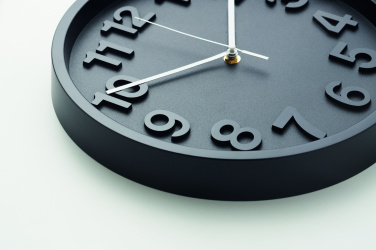 Logo trade corporate gifts image of: Wall clock in PP