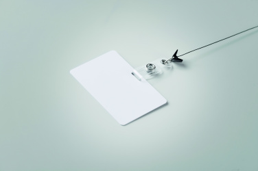 Logo trade promotional items image of: Lanyard badge 54 x 86mm