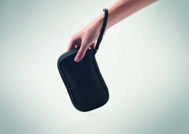 Logo trade promotional items image of: Tech organiser pouch 600D RPET