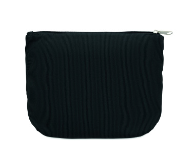 Logo trade corporate gifts image of: Corduroy cosmetic bag