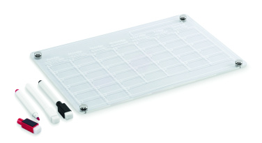 Logotrade promotional giveaway image of: Magnetic acrylic planner