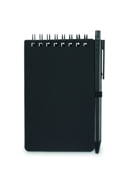 Logo trade promotional giveaways picture of: Water repellent notepad
