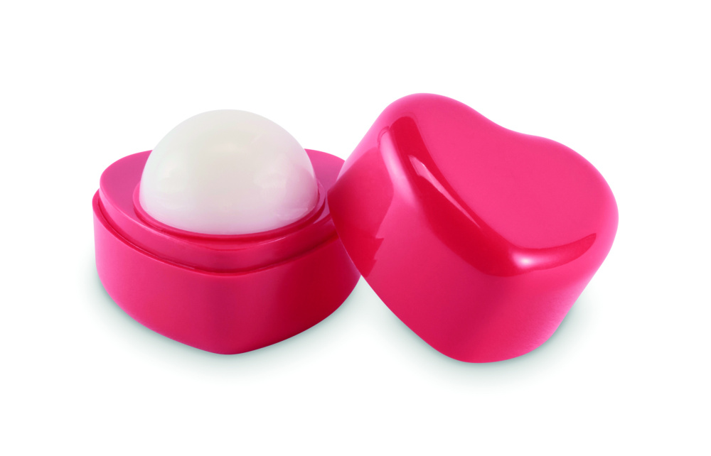 Logotrade promotional item picture of: Heart shape vegan lip balm