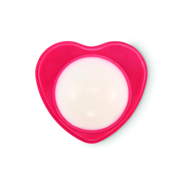 Logotrade advertising product image of: Heart shape vegan lip balm