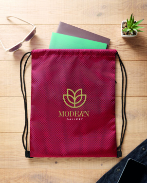 Logotrade business gift image of: Drawstring bag in 420D RPET