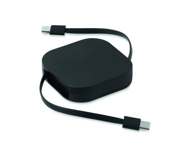 Logo trade corporate gifts picture of: 100W retractable charging cable