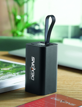 Logo trade promotional merchandise image of: Power bank 20.000 mAh