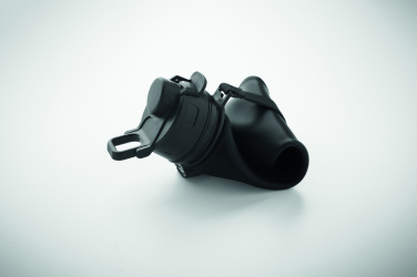 Logo trade promotional giveaways image of: Foldable silicone sports bottle