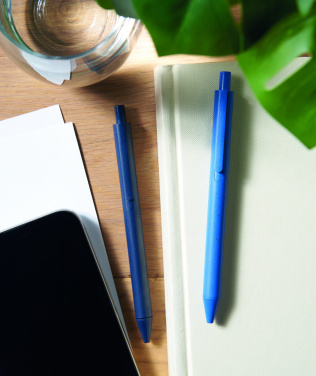 Logo trade promotional gift photo of: Wheat Straw/ABS push type pen