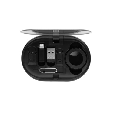 Logotrade promotional gift picture of: Chargevix RCS rplastic Multi-functional 60W charging set