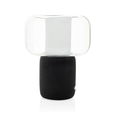 Logo trade promotional merchandise photo of: Lux RCS recycled plastic 10W speaker lamp