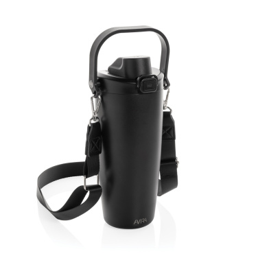 Logotrade promotional merchandise photo of: Avira Ayala RCS re-steel duosip lockable crossbody tumbler