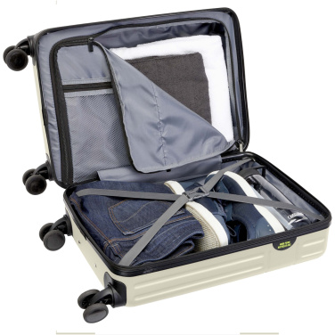 Logo trade promotional merchandise photo of: Rover 20" GRS recycled cabin trolley 40L