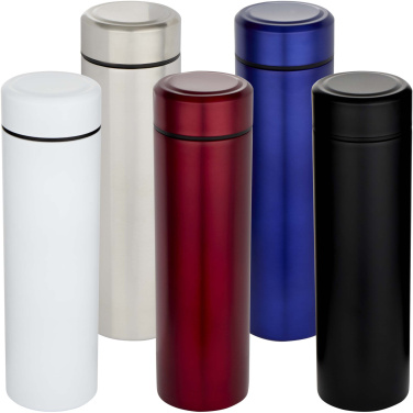 Logo trade promotional products picture of: Taylor 450 ml double wall stainless steel flask with tea strainer