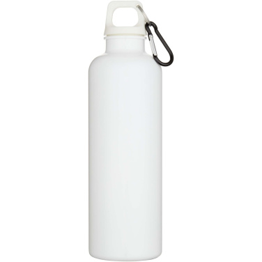 Logotrade advertising product image of: Oregon 750 ml solid colour RCS recycled plastic water bottle with carabiner