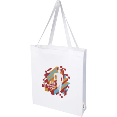 Logotrade promotional gift image of: Odisha 180 g/m² OCS organic full gusset tote bag 14L