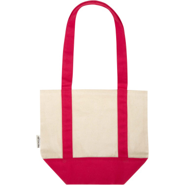Logo trade promotional giveaways image of: Sam 320 g/m² GRS recycled mini cotton tote bag