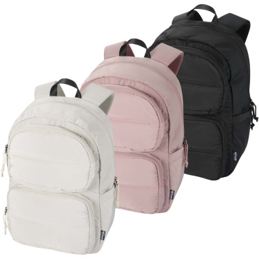 Logo trade promotional giveaway photo of: Puffer 15.6" GRS recycled laptop backpack 18L
