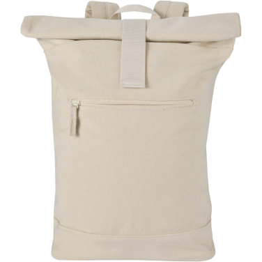 Logotrade promotional product image of: Recanvas 14” GRS recycled rolltop backpack 16L