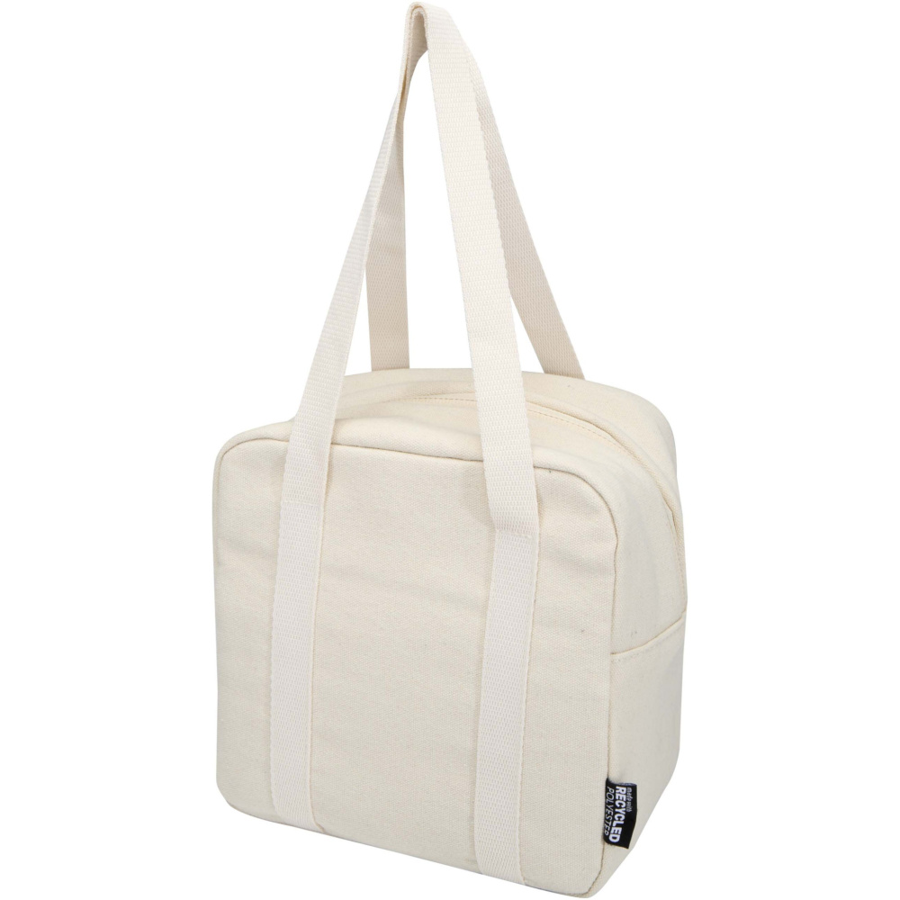 Logo trade promotional gift photo of: Recanvas GRS recycled lunch cooler bag 5L