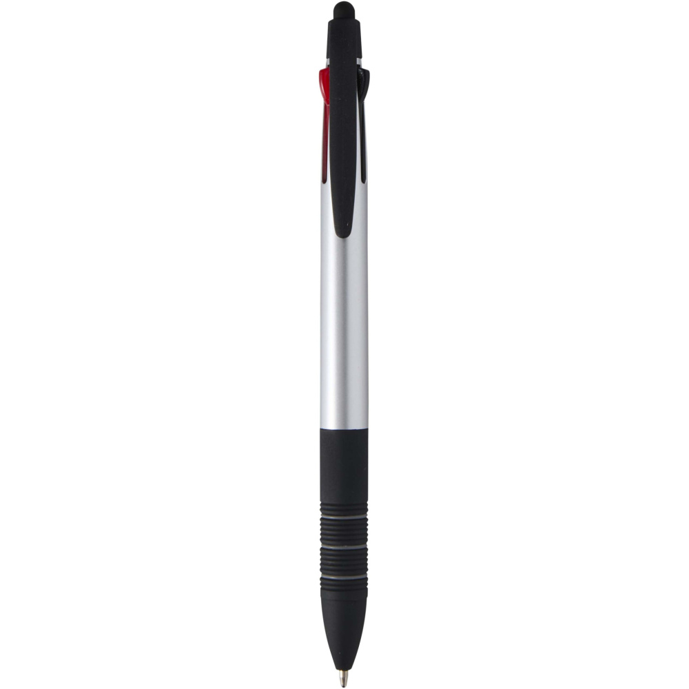 Logotrade promotional products photo of: Trine 3-ink RCS recycled ballpoint pen with stylus