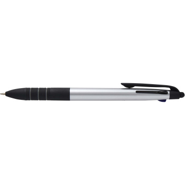 Logotrade advertising products photo of: Trine 3-ink RCS recycled ballpoint pen with stylus
