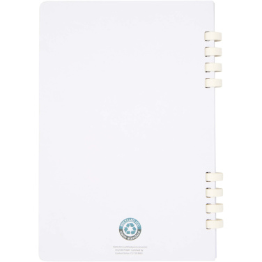 Logo trade promotional item photo of: Fil A5 hard cover RCS recycled spiral notebook