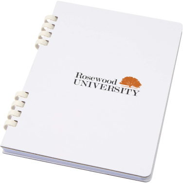 Logotrade promotional giveaway image of: Fil A5 hard cover RCS recycled spiral notebook