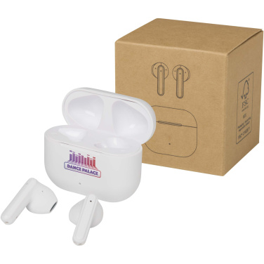 Logo trade promotional product photo of: Altais recycled plastic True Wireless Bluetooth® headset