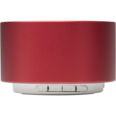 Logo trade promotional items image of: Ankaa 3W recycled aluminium wireless Bluetooth® speaker