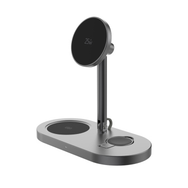 Logo trade corporate gifts picture of: Quantum RCS ultra-fast 25W Magnetic desk wireless Charger