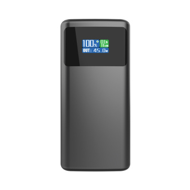 Logotrade promotional giveaway image of: Quantum RCS ultra-fast PD45W 10.000mAh powerbank with screen