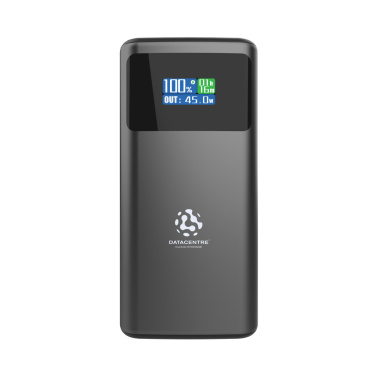 Logo trade promotional merchandise picture of: Quantum RCS ultra-fast PD45W 10.000mAh powerbank with screen