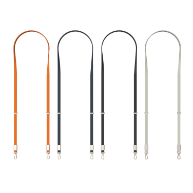 Logotrade corporate gift image of: Nivo RCS recycled PET Crossbody lanyard