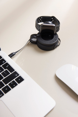 Logo trade advertising products image of: VINGA Baltimore RCS 2-in-1 Wireless 15W Travel Charger