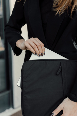 Logo trade promotional gifts picture of: KENTO URBAN RCS recycled nylon 15.6 inch laptop sleeve