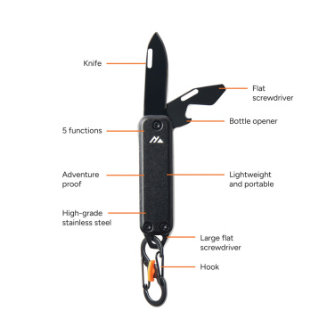 Logo trade promotional gift photo of: Nordic Drift Adventure keychain tool