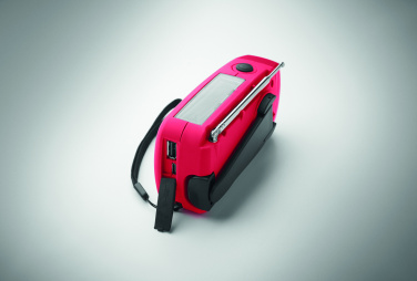 Logo trade corporate gift photo of: Portable radio SOS with LED torch