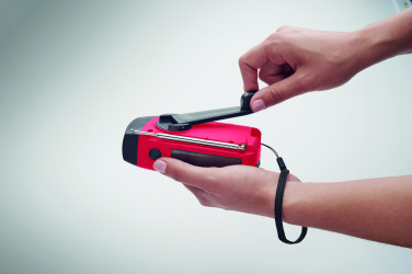 Logotrade business gift image of: Portable radio SOS with LED torch