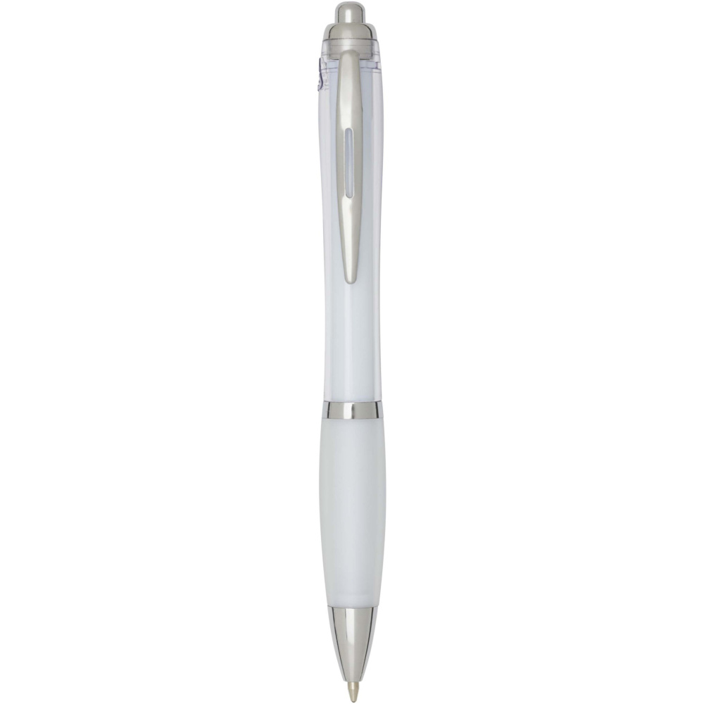 Logo trade promotional merchandise picture of: Nash RCS recycled plastic ballpoint pen (blue ink)