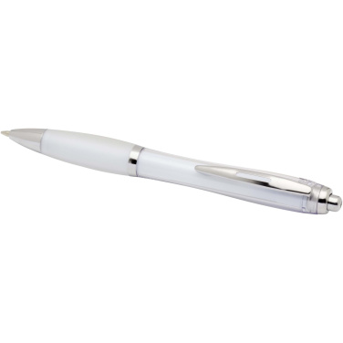 Logo trade promotional gifts image of: Nash RCS recycled plastic ballpoint pen (blue ink)