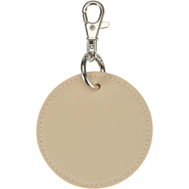 Logotrade promotional merchandise photo of: Resi Plus GRS recycled round charm keychain