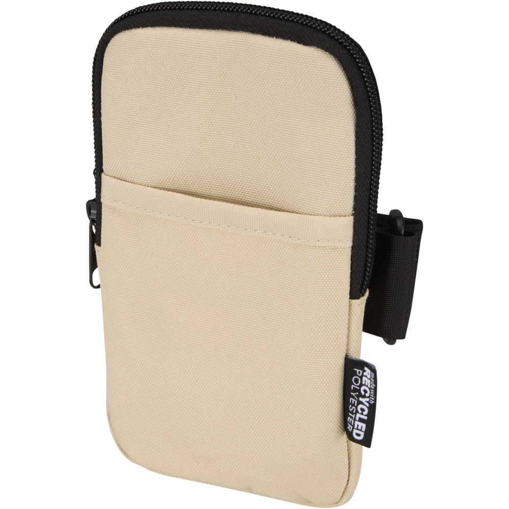 Logotrade promotional giveaways photo of: Byron GRS recycled bottle pouch