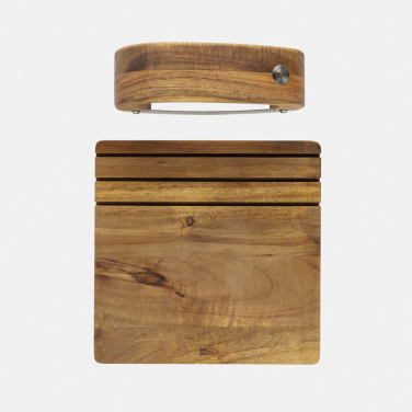 Logo trade promotional products image of: AdHoc RoccaVerde Chopping knife with chopping board